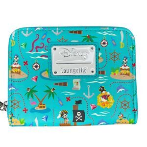 NEW Loungefly Pirate Mickey And Friends Sensational Six AOP Wallet 1